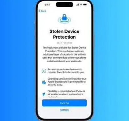 寿宁苹果授权维修店分享被盗设备保护功能开启方法 