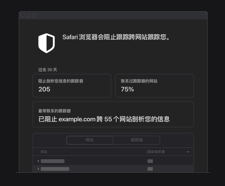 寿宁苹果手机维修分享如何在 Safari 浏览器中查看和打开隐私报告 